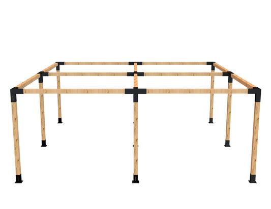 Four Squares Expanded Pergola Kit Four Squares Expanded Pergola Kit