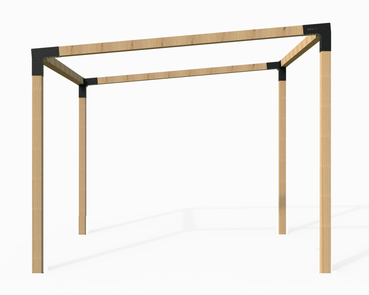 Angled Pergola Kit for 90x90 Timber Posts Angled Pergola Kit for 90x90 Timber Posts