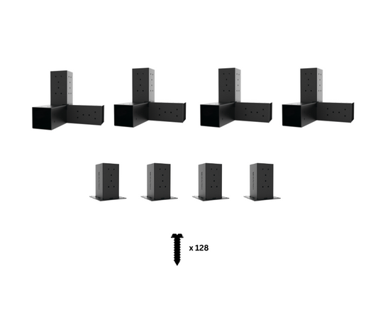 Any Size Pergola Kit for 90x90 Timber Posts_Components Any Size Pergola Kit for 90x90 Timber Posts_Components