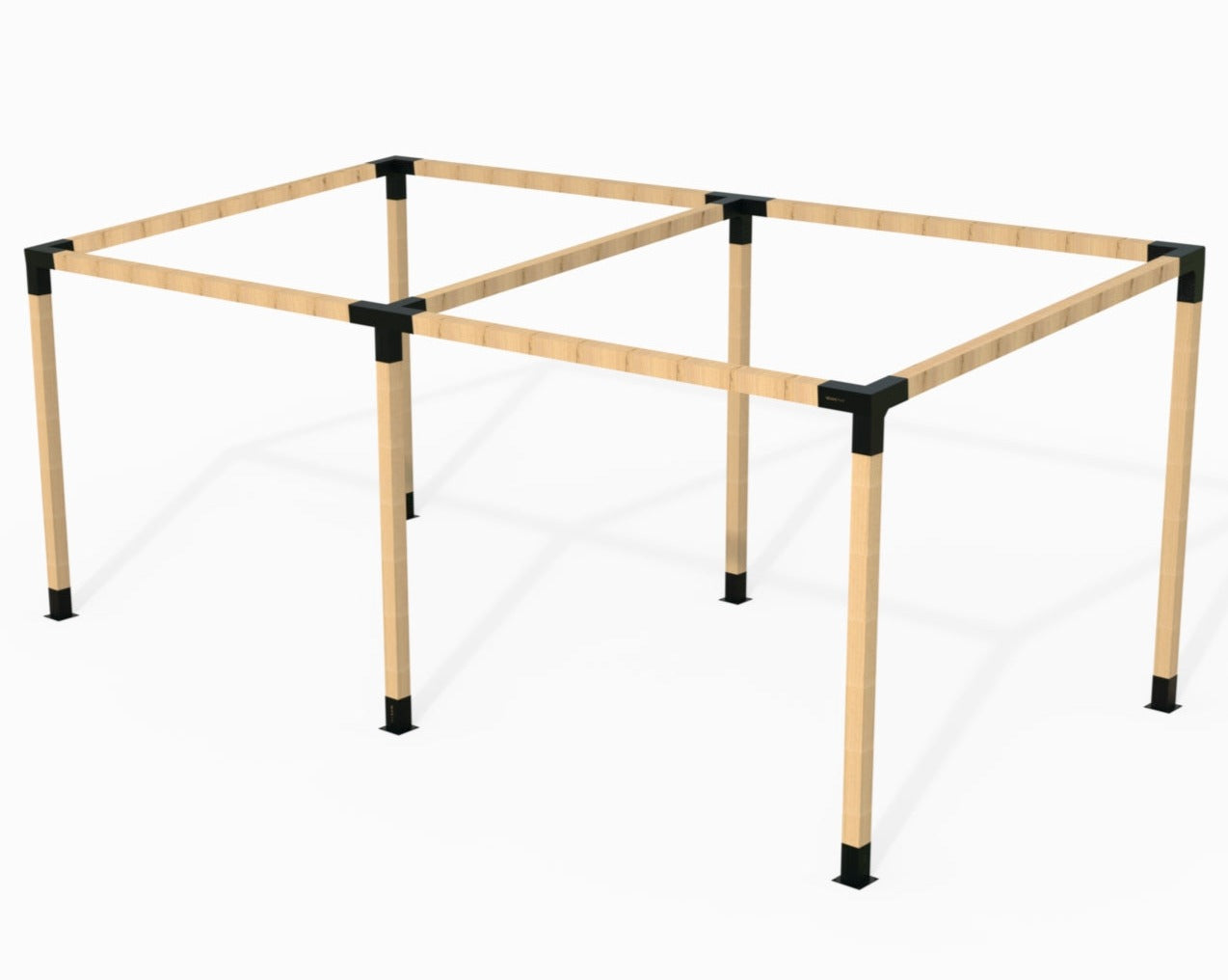 Double Angled Pergola Kit for 90x90 Posts_Modaprax 3 Double Angled Pergola Kit for 90x90 Posts_Modaprax 3