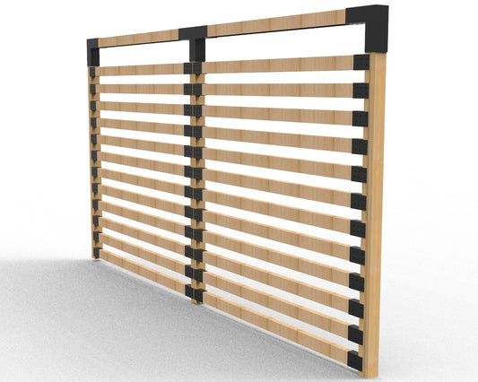 Double Privacy Screen Kit - 12 Side Posts 2 Double Privacy Screen Kit - 12 Side Posts 2