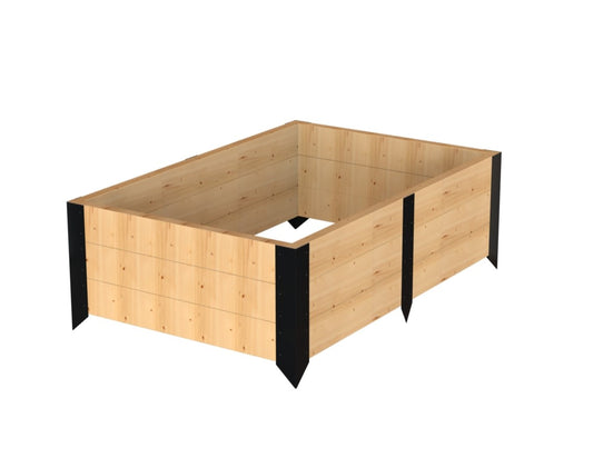 Triple Stacked-Raised Garden Bed_Spiked Triple Stacked-Raised Garden Bed_Spiked