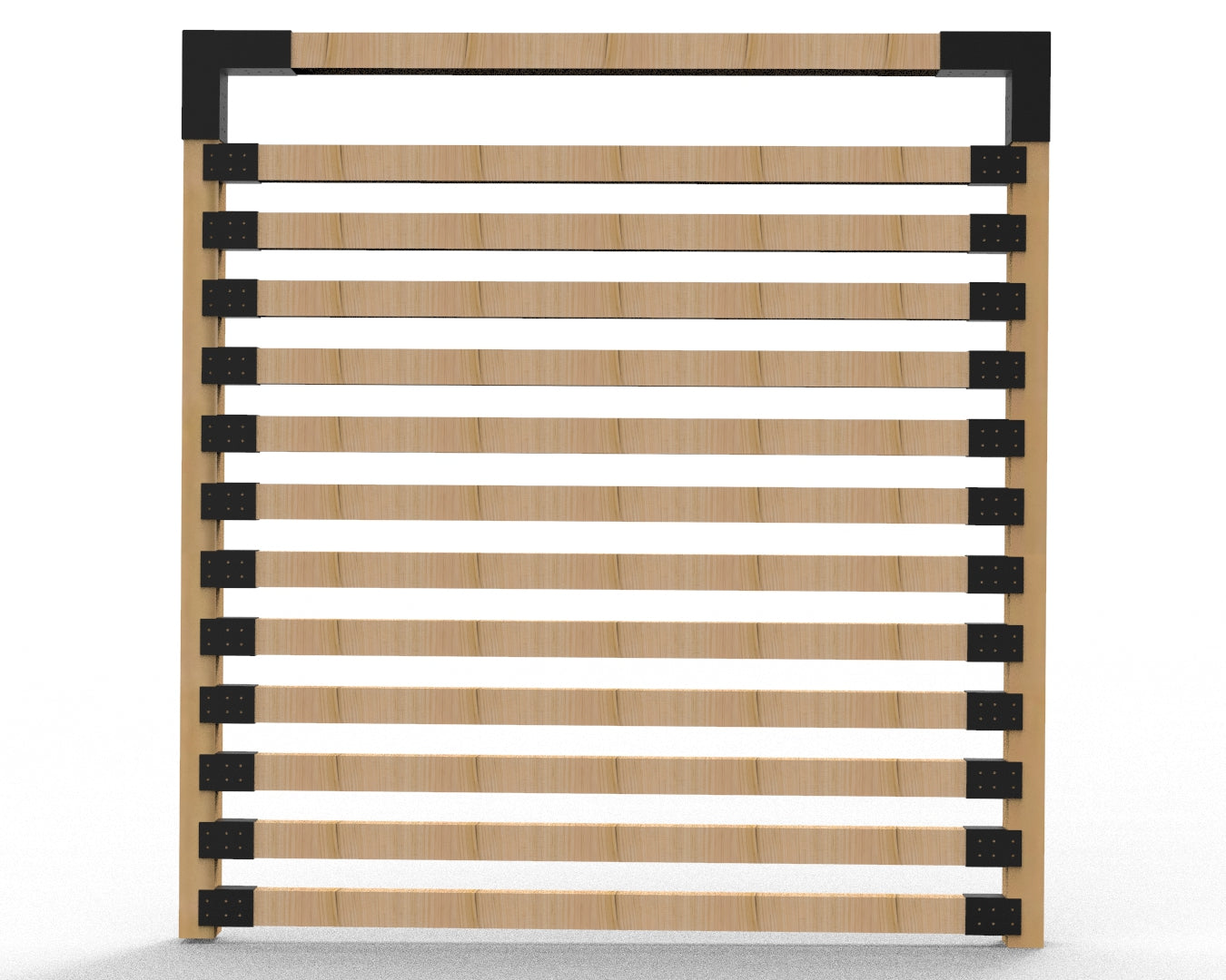 Garden Frame with Privacy Screen for 90x90 Posts Side Brakcets for 90x45posts _8-1 Garden Frame with Privacy Screen for 90x90 Posts Side Brakcets for 90x45posts _8-1