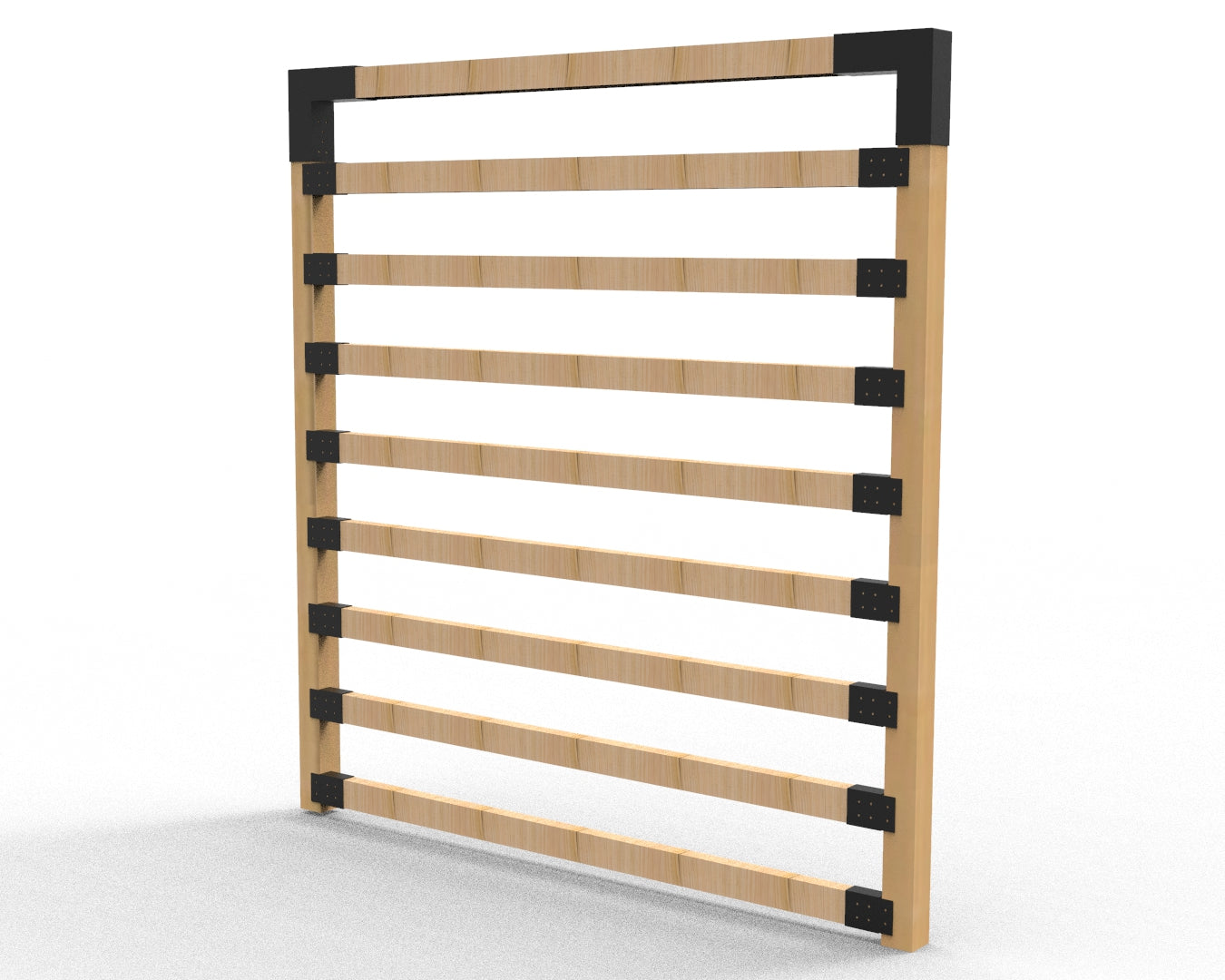 Garden Frame with Privacy Screen for 90x90 Posts Side Brakcets for 90x45posts _8-2 Garden Frame with Privacy Screen for 90x90 Posts Side Brakcets for 90x45posts _8-2