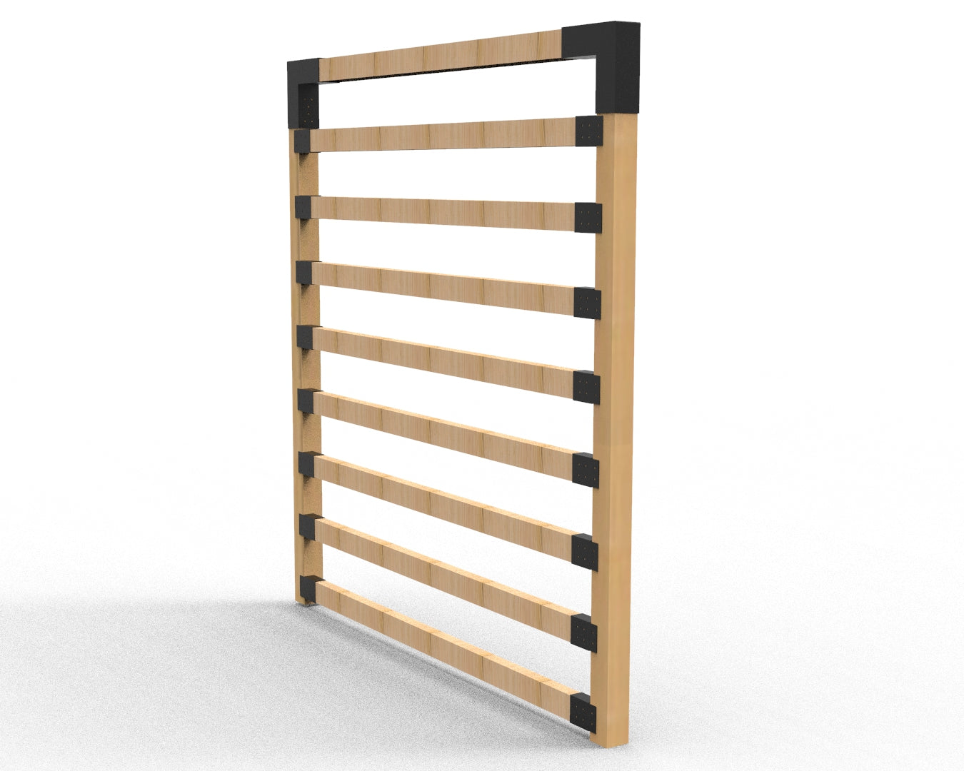 Garden Frame with Privacy Screen for 90x90 Posts Side Brakcets for 90x45posts _8-3 Garden Frame with Privacy Screen for 90x90 Posts Side Brakcets for 90x45posts _8-3