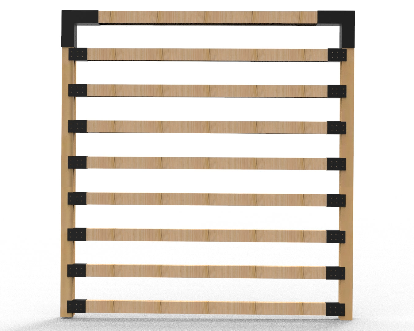 Garden Frame with Privacy Screen for 90x90 Posts Side Brakcets for 90x45posts _8-1 Garden Frame with Privacy Screen for 90x90 Posts Side Brakcets for 90x45posts _8-1
