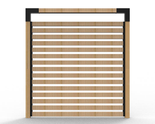 Garden Frame with Privacy Screen_Rails1 Garden Frame with Privacy Screen_Rails1