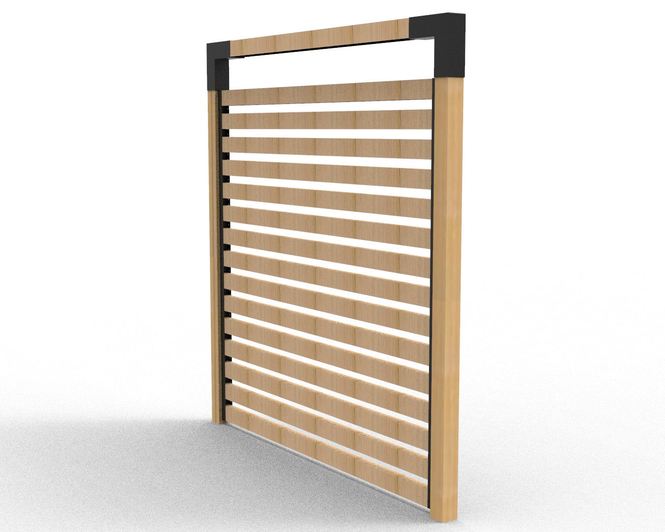 Garden Frame with Privacy Screen_Rails 3 Garden Frame with Privacy Screen_Rails 3