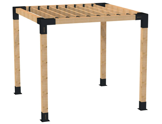 Modaprax 140x140 Pergola with Rafters Kit 2 Modaprax 140x140 Pergola with Rafters Kit 2