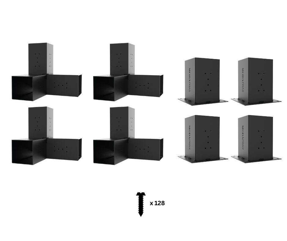 Modaprax Any Size Pergola Kit for 140x140 Timber Posts_Components Modaprax Any Size Pergola Kit for 140x140 Timber Posts_Components