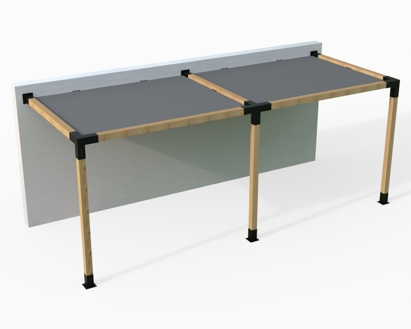 Wall to base Pergola kit Wall to base Pergola kit