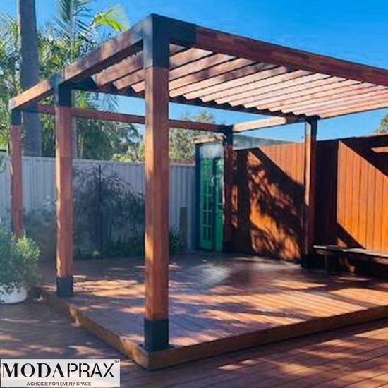 Double Pergola with 140x140 Posts Double Pergola with 140x140 Posts