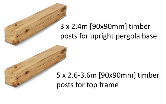 Timber Post for Pergola Base Timber Post for Pergola Base