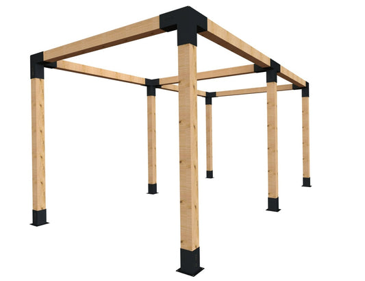 Modaprax 140x140 Double Pergola Kit 1 Modaprax 140x140 Double Pergola Kit 1