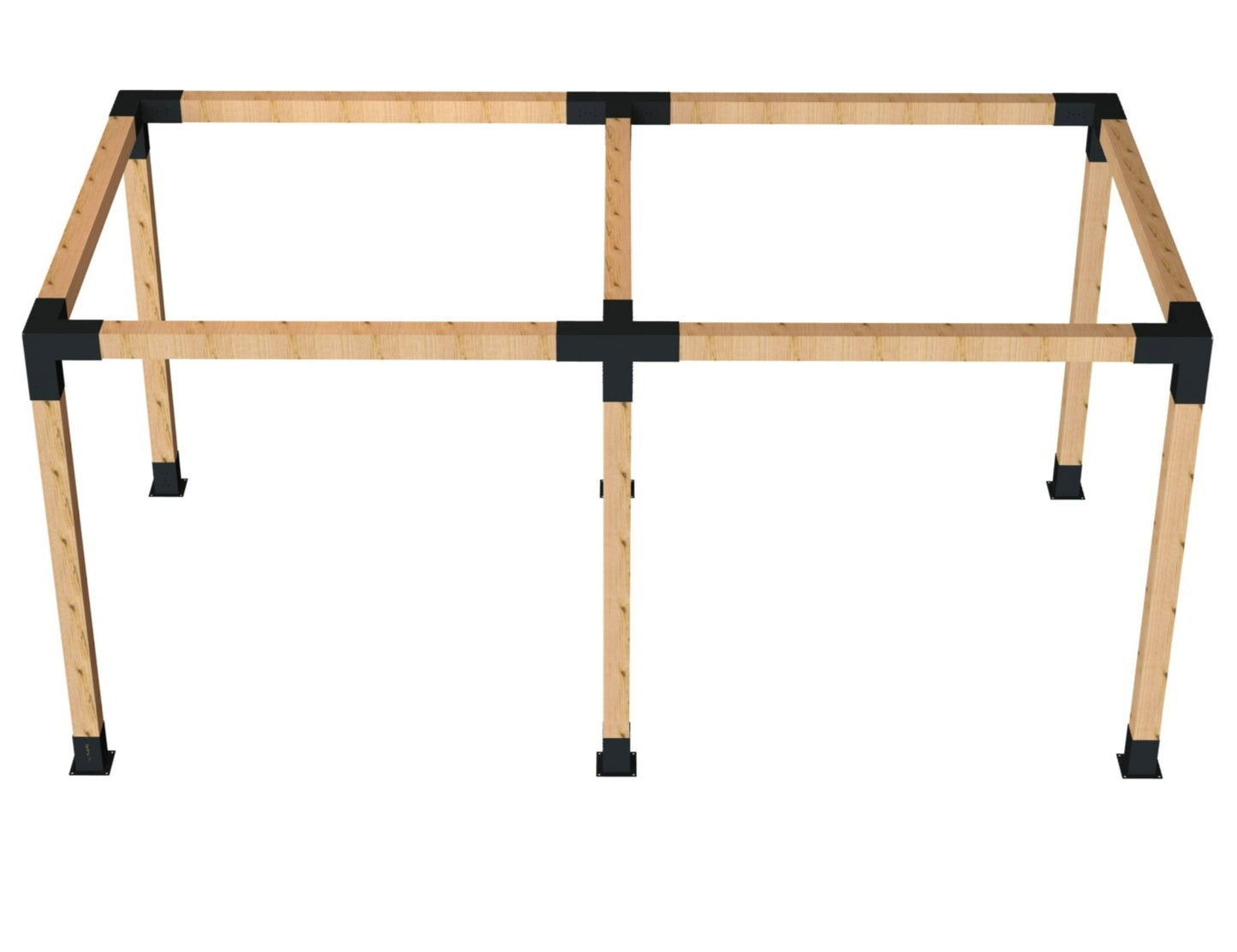 Modaprax 140x140 Double Pergola Kit 3 Modaprax 140x140 Double Pergola Kit 3