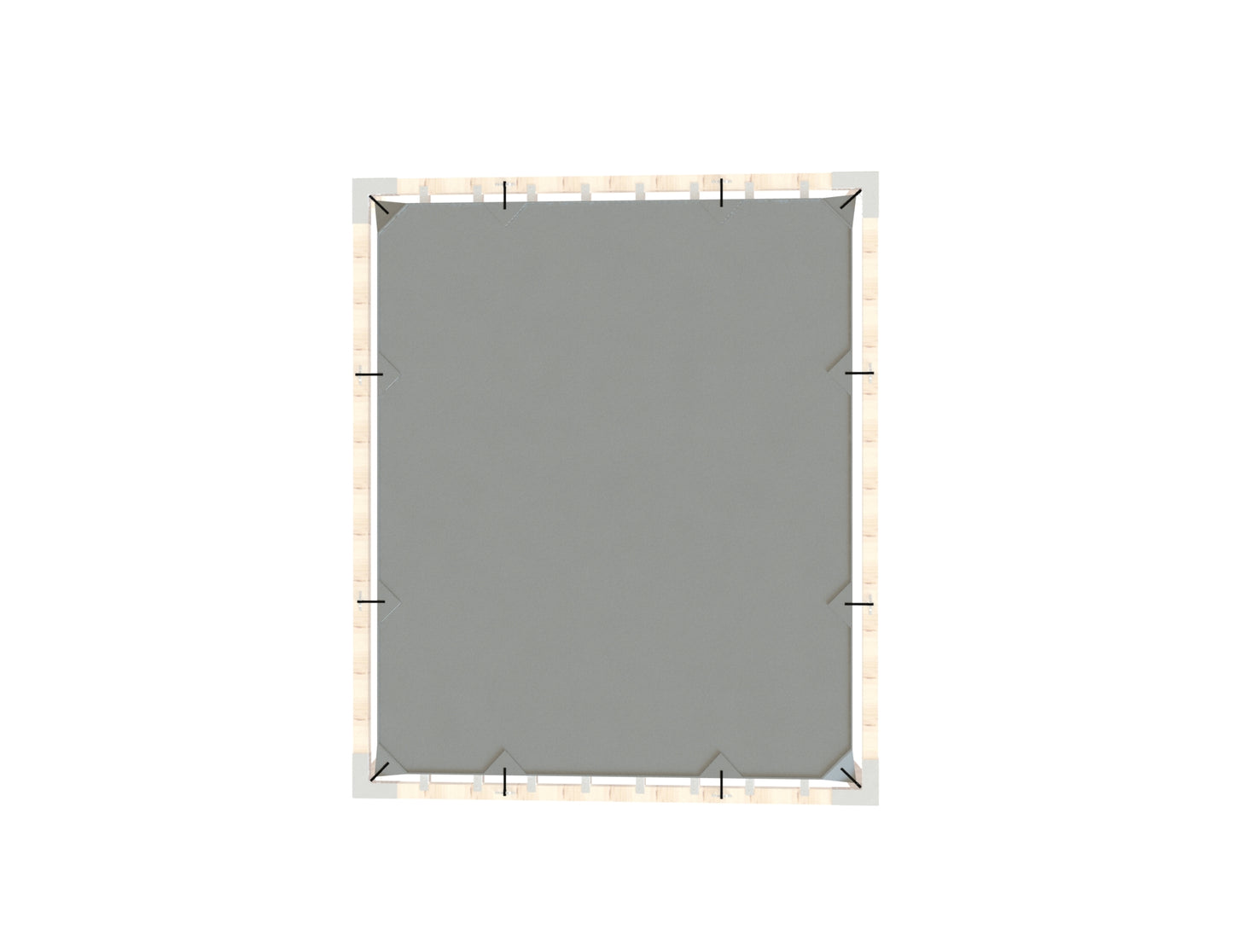 3x3.6m Grey Shade Sail by Modaprax 3x3.6m Grey Shade Sail by Modaprax