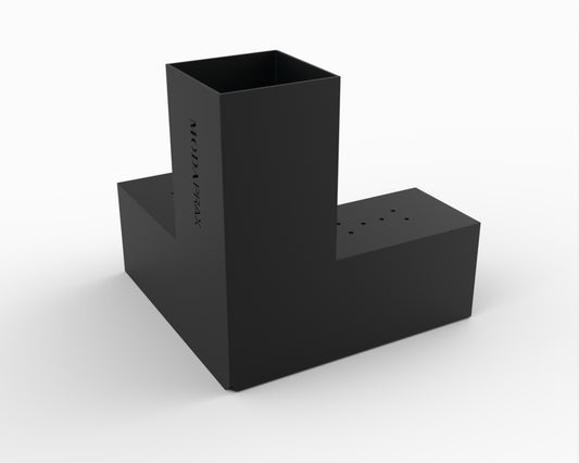 Three Arm Corner Bracket for 140x140 Timber Posts Three Arm Corner Bracket for 140x140 Timber Posts