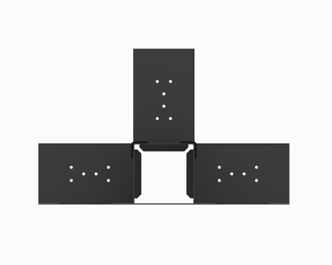 Five Arm Expansion Bracket for 140x140 Timber Posts Five Arm Expansion Bracket for 140x140 Timber Posts