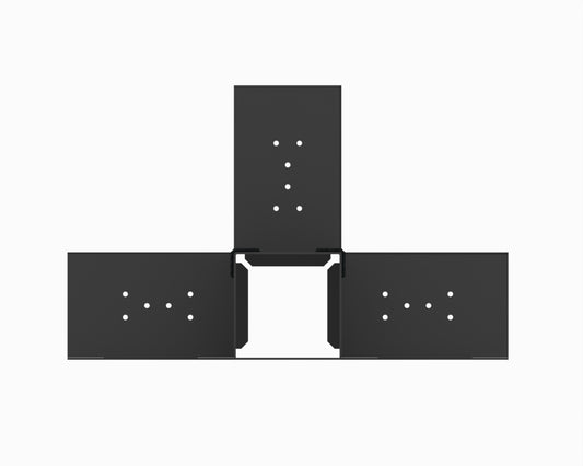 Five Arm Expansion Bracket for 140x140 Timber Posts Five Arm Expansion Bracket for 140x140 Timber Posts