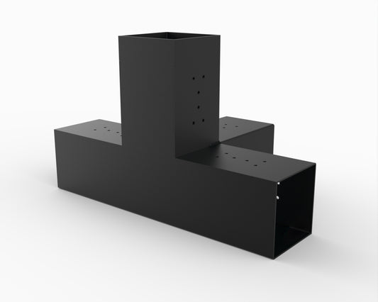 Four Arm Extension Brackets for 140x140 Timber Posts Four Arm Extension Brackets for 140x140 Timber Posts