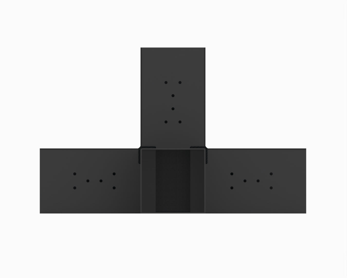 Four Arm Extension Brackets for 140x140 Timber Posts Four Arm Extension Brackets for 140x140 Timber Posts