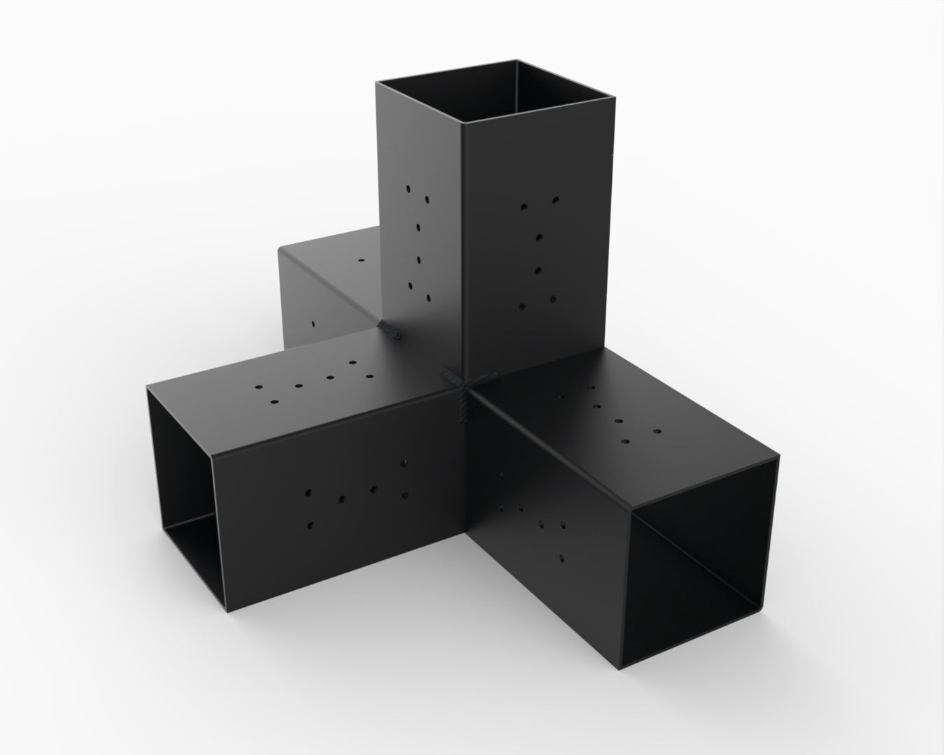 Four Arm Extension Brackets for 140x140 Timber Posts Four Arm Extension Brackets for 140x140 Timber Posts