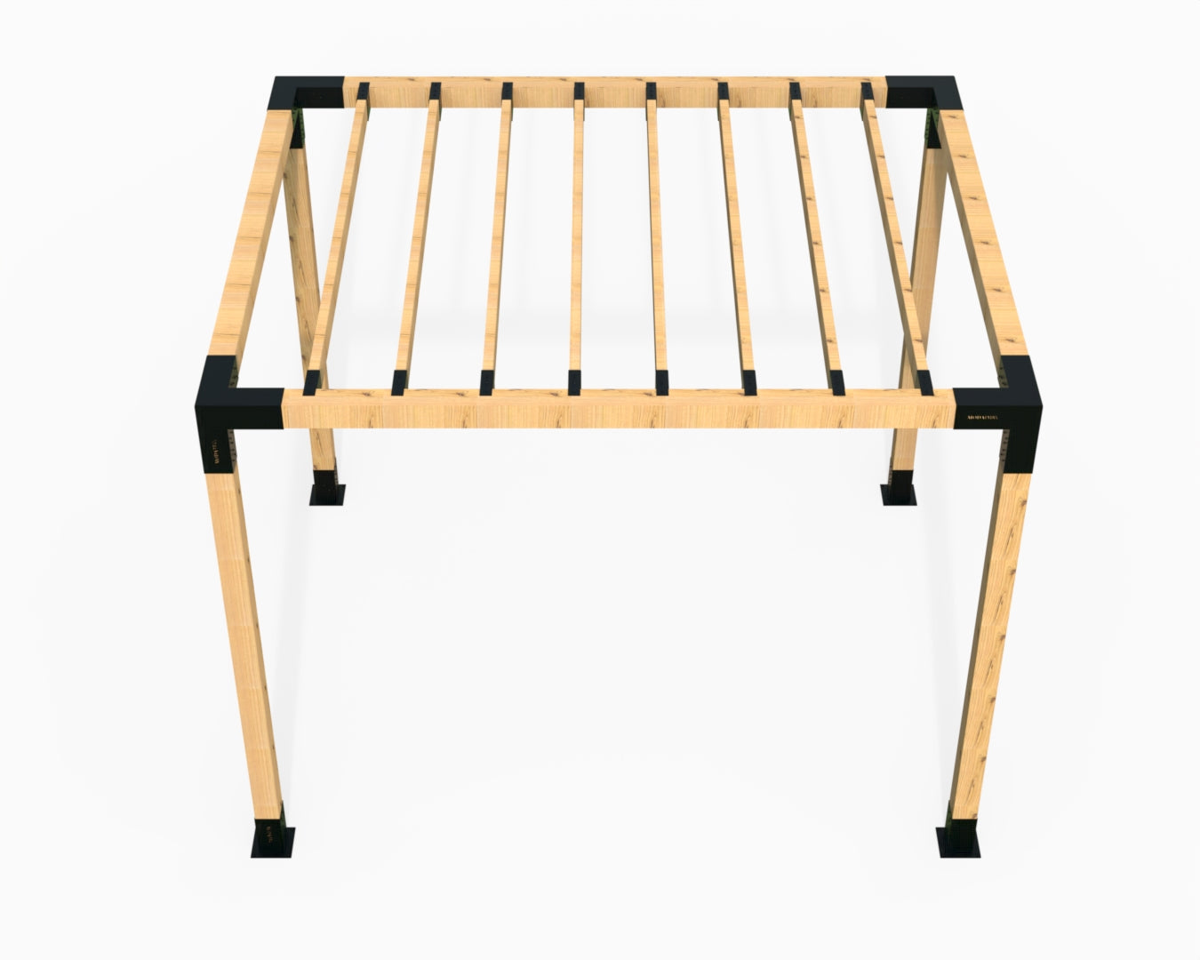 Modaprax Pergola Kit with Rafters 2 (90x90)  Modaprax Pergola Kit with Rafters 2 (90x90)