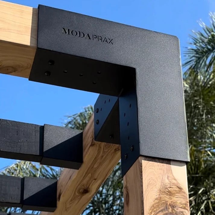 How Using a Modaprax Bracket System Simplifies the Pergola Building Process