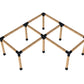 Expanded L Shape Pergola Kit for 140x140 Timber Posts