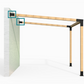 Angled Wall Mount Pergola Bracket for 90x90 Timber Posts