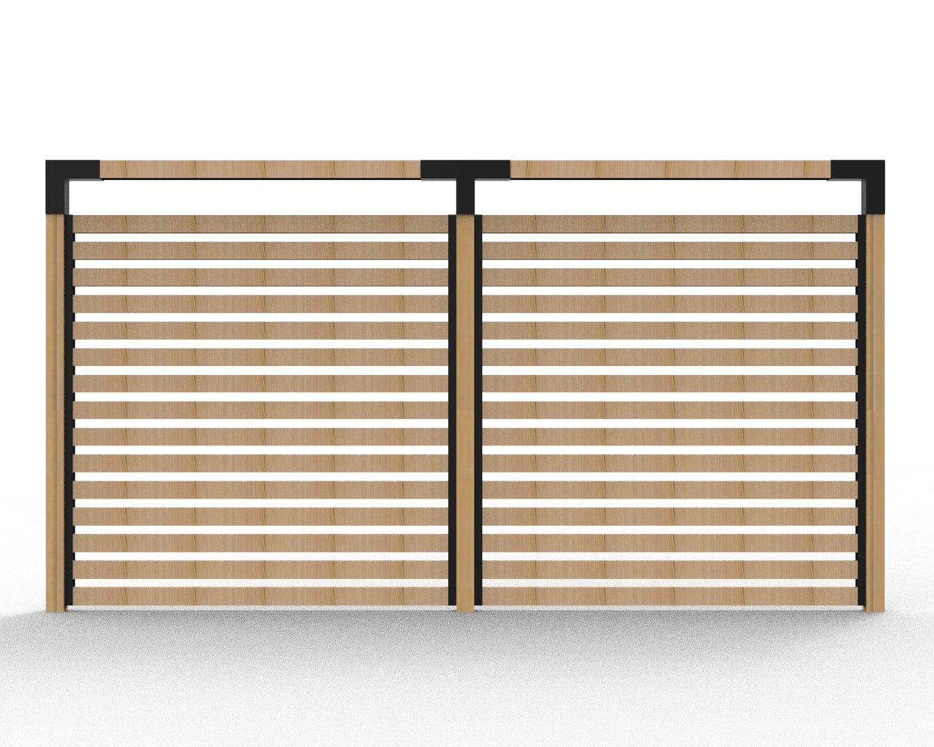 Double Garden Frame & PrivacyScreen_Rails2
