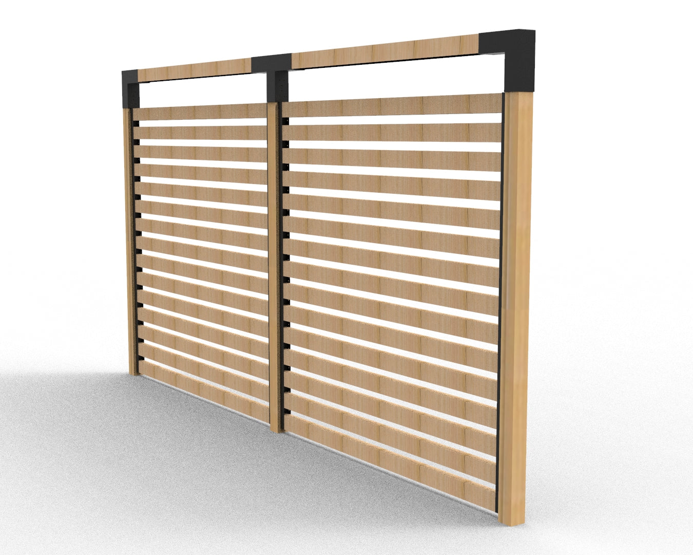 Double Garden Frame & PrivacyScreen_Rails3