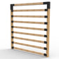 Garden Frame with Privacy Screen for 90x90 Posts Side Brakcets for 90x45posts _8-2
