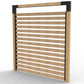 Garden Frame with Privacy Screen_Rails2