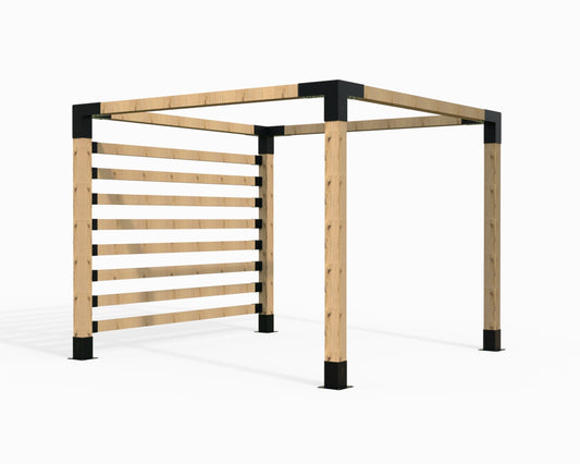 Pergola Kit for 90x90 Timber posts with Side Posts