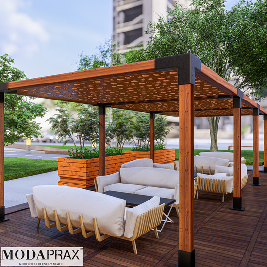 Modaprax Outdoor Pergola for City Restaurant