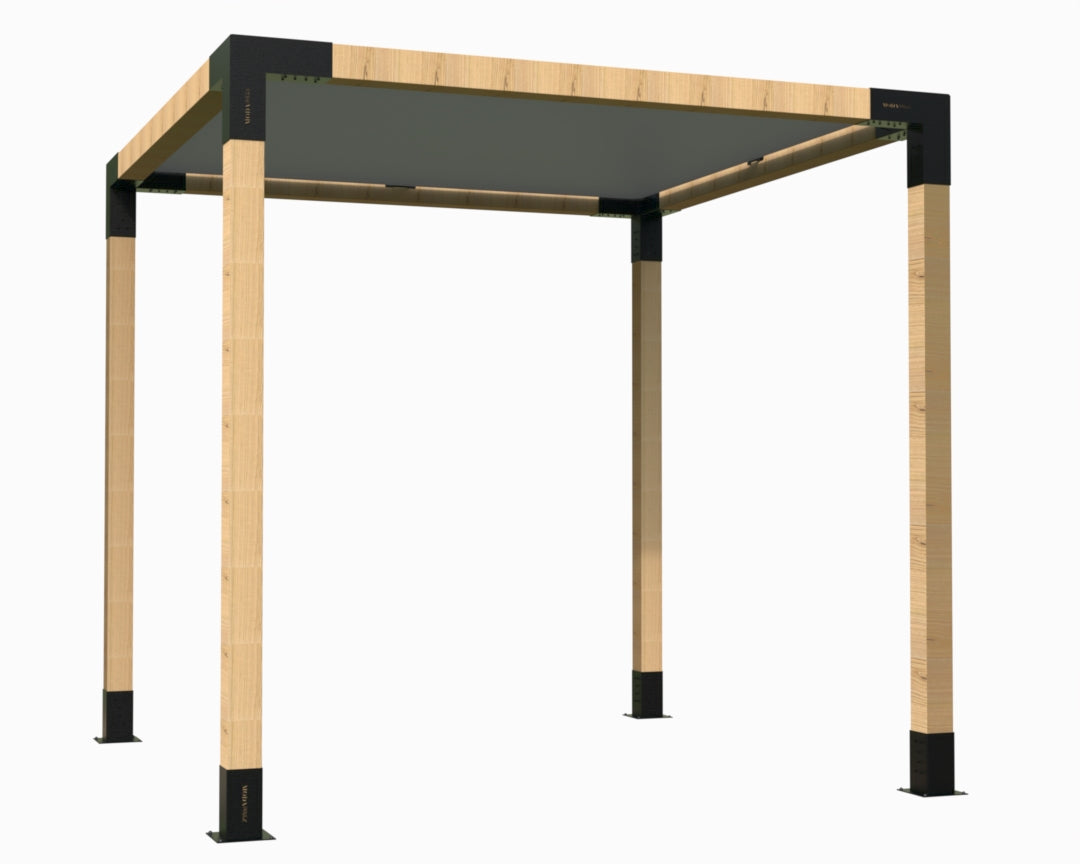 Modaprax Modular Freestanding Pergola Kit with Shade Sail