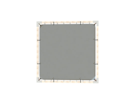 3x3m Grey Shade Sail by Modaprax