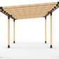 Double Angled Pergola with 8 Rafters