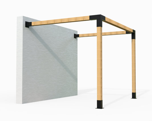 Wall Mounted Pergola Kit for 90x90 Timber Posts