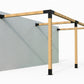 Double Wall Mounted Pergola Kit for 90x90 Timber Posts